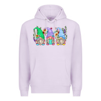 Lilac floral gnomes Premium Hoodie - Zillion Design Studio