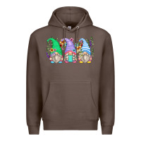 Coffee floral gnomes Premium Hoodie - Zillion Design Studio