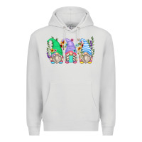 Dove Grey floral gnomes Premium Hoodie - Zillion Design Studio