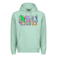 Seafoam floral gnomes Premium Hoodie - Zillion Design Studio