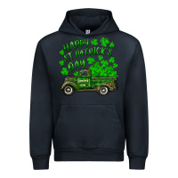 Navy happy st. patricks day shamrock farm truck Urban Hoodie - RanaPortraitStore