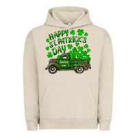 Pigment French Oak happy st. patricks day shamrock farm truck Urban Hoodie - RanaPortraitStore
