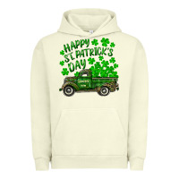Pigment Pistachio happy st. patricks day shamrock farm truck Urban Hoodie - RanaPortraitStore
