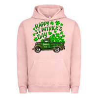 Pigment Salmon happy st. patricks day shamrock farm truck Urban Hoodie - RanaPortraitStore