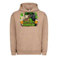 Pigment Burro lets get lucked up charolais and black angus bull Urban Hoodie - RanaPortraitStore