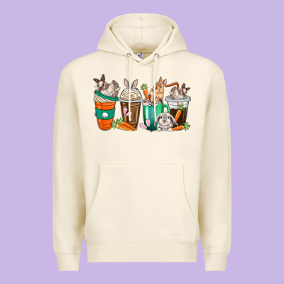Premium Hoodie rabbit coffee cups