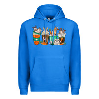 True Royal rabbit coffee cups Premium Hoodie - texasbilliewilder