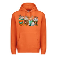 Carrot rabbit coffee cups Premium Hoodie - texasbilliewilder
