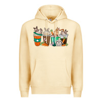 Pina Colada rabbit coffee cups Premium Hoodie - texasbilliewilder