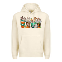 Tofu rabbit coffee cups Premium Hoodie - texasbilliewilder