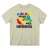 Mossy the magic is in our differences Heavy Core Tee - CowhideDigitalArt