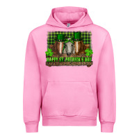 Fuchsia Pink happy st. patricks day horses with leprechaun Urban Hoodie - RanaPortraitStore