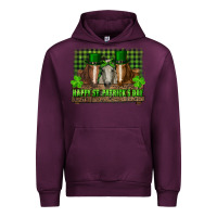 Mauve Wine happy st. patricks day horses with leprechaun Urban Hoodie - RanaPortraitStore
