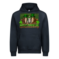 Navy happy st. patricks day horses with leprechaun Urban Hoodie - RanaPortraitStore