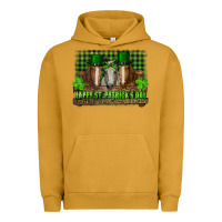 Pigment Peanut Butter happy st. patricks day horses with leprechaun Urban Hoodie - RanaPortraitStore