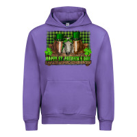 Tulip happy st. patricks day horses with leprechaun Urban Hoodie - RanaPortraitStore
