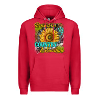 Cardinal raised on country and sunshine Premium Hoodie - texasbilliewilder