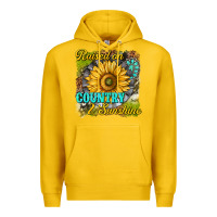 Lemon raised on country and sunshine Premium Hoodie - texasbilliewilder