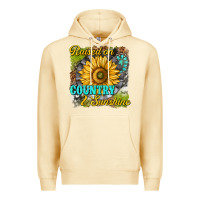 Pina Colada raised on country and sunshine Premium Hoodie - texasbilliewilder