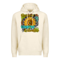 Tofu raised on country and sunshine Premium Hoodie - texasbilliewilder