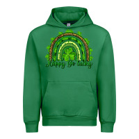 Emerald st. patricks day happy go lucky Urban Hoodie - RanaPortraitStore