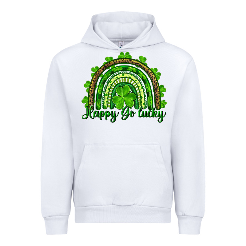 St. Patricks Day Happy Go Lucky Urban Hoodie by RanaPortraitStore | Teevron