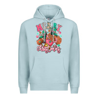 Blue Mist pink merry christmas black girl sneakers Premium Hoodie - RanaPortraitStore