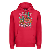 Cardinal pink merry christmas black girl sneakers Premium Hoodie - RanaPortraitStore