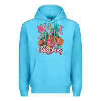 Ocean Blue pink merry christmas black girl sneakers Premium Hoodie - RanaPortraitStore