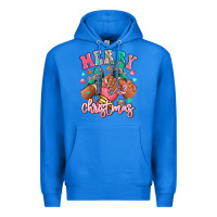 True Royal pink merry christmas black girl sneakers Premium Hoodie - RanaPortraitStore