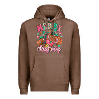 Chestnut pink merry christmas black girl sneakers Premium Hoodie - RanaPortraitStore