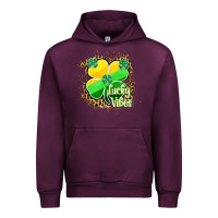 Mauve Wine lucky vibes Urban Hoodie - RanaPortraitStore