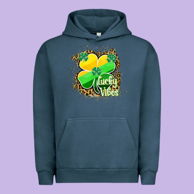 Lucky Vibes Urban Hoodie Designed By Ranaportraitstore