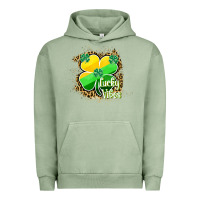 Pigment Oil Green lucky vibes Urban Hoodie - RanaPortraitStore