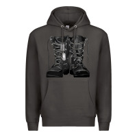 Smoke soldier boots Premium Hoodie - RanaPortraitStore