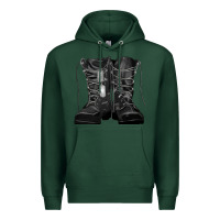 Sports Green soldier boots Premium Hoodie - RanaPortraitStore