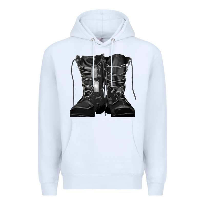 Soldier Boots Premium Hoodie by RanaPortraitStore | Teevron