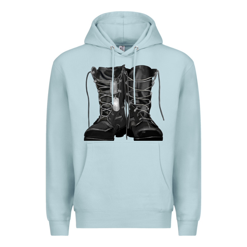 Soldier Boots Premium Hoodie by RanaPortraitStore | Teevron