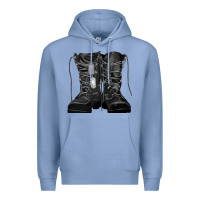 Colony Blue soldier boots Premium Hoodie - RanaPortraitStore