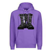 Purple soldier boots Premium Hoodie - RanaPortraitStore