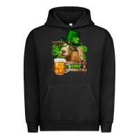 Pigment Black st. patricks day goat and beer Urban Hoodie - RanaPortraitStore