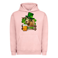 Pigment Salmon st. patricks day goat and beer Urban Hoodie - RanaPortraitStore