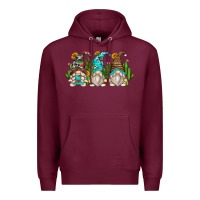 Burgundy cactus gnomes Premium Hoodie - Zillion Design Studio
