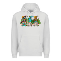 Dove Grey cactus gnomes Premium Hoodie - Zillion Design Studio