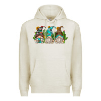 Oatmeal Heather cactus gnomes Premium Hoodie - Zillion Design Studio