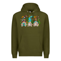 Army Green cactus gnomes Premium Hoodie - Zillion Design Studio