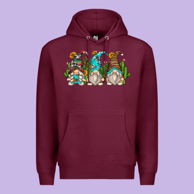 Cactus Gnomes Premium Hoodie Designed By Zillion Design Studio