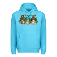Ocean Blue cactus gnomes Premium Hoodie - Zillion Design Studio