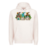 Pale Pink cactus gnomes Premium Hoodie - Zillion Design Studio