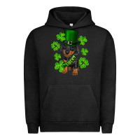 Pigment Black st. patricks day lucky dachshund puppy Urban Hoodie - RanaPortraitStore